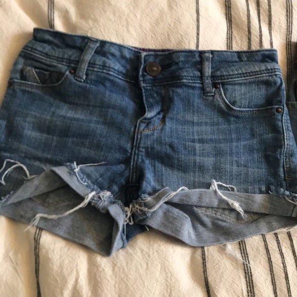 4 pairs of denim shorts sz 00 - Picture 10 of 16